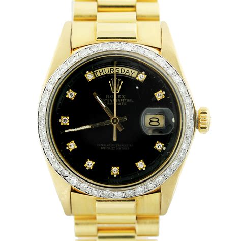 rolex black and gold|18k gold rolex with diamonds.